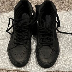 Vans Men's Black and Brown Sneakers